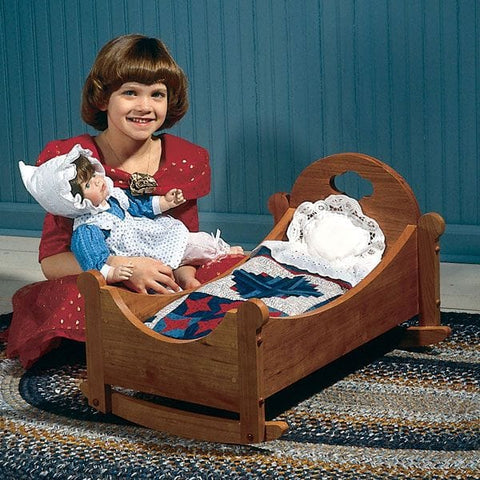 Woodworking Project Paper Plan to Build Sweet-Dreams Doll Cradle woodworking plan