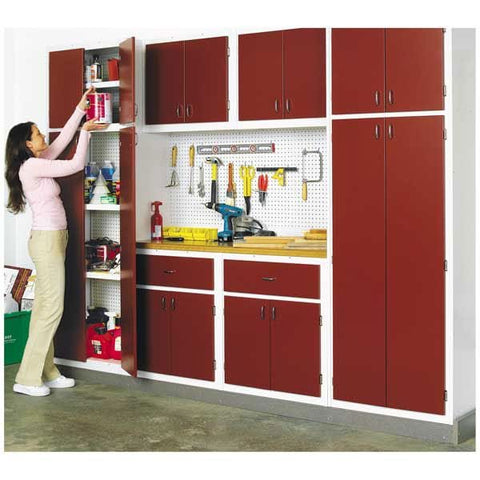 Woodworking Project Paper Plan to Build Utility Cabinet System for your Basement or Garage woodworking plan
