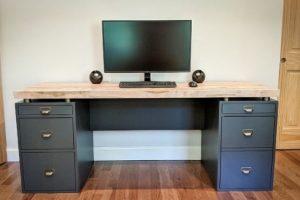 Build a Modern Industrial Desk woodworking plan