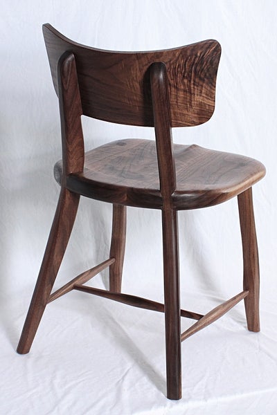 Walnut Cafe Chair - Image 1