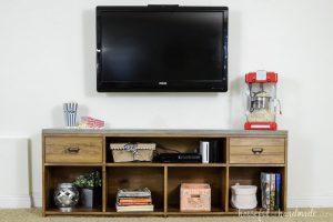 Rustic Industrial TV Stand - Image 1