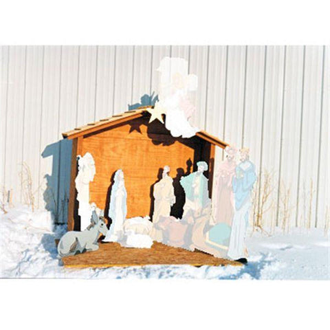 Woodworking Project Paper Plan to Build Donkey and Large Shelter - Image 1