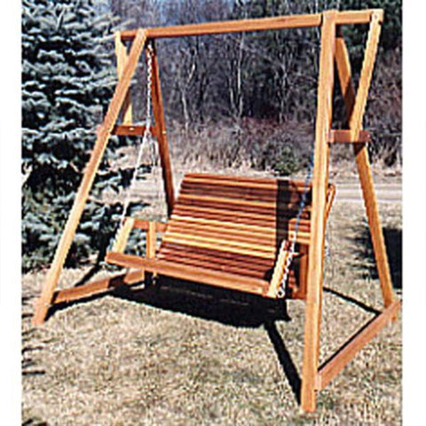 Woodworking Project Paper Plan to Build Patio Swing and Stand - Image 1