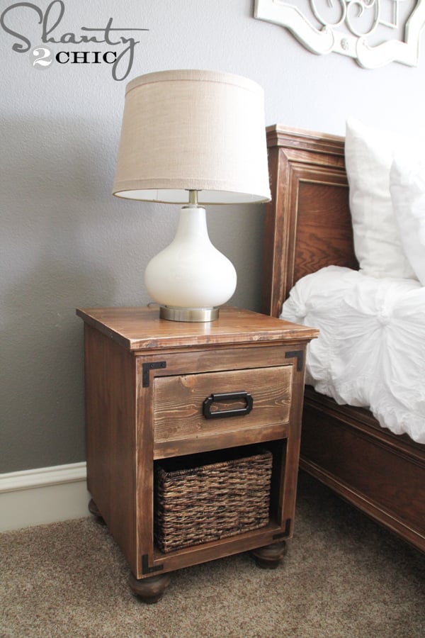DIY Nightstand with Bun Feet - Image 1
