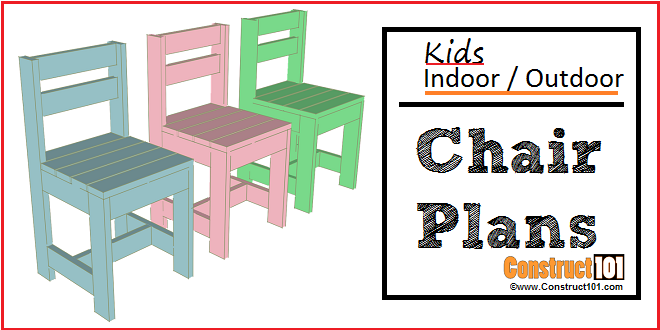 Kids Indoor / Outdoor Chair Plans - Image 1