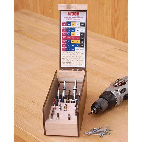 Downloadable Woodworking Project Plan to Build Multi Drill/Driver Organizer - Image 1