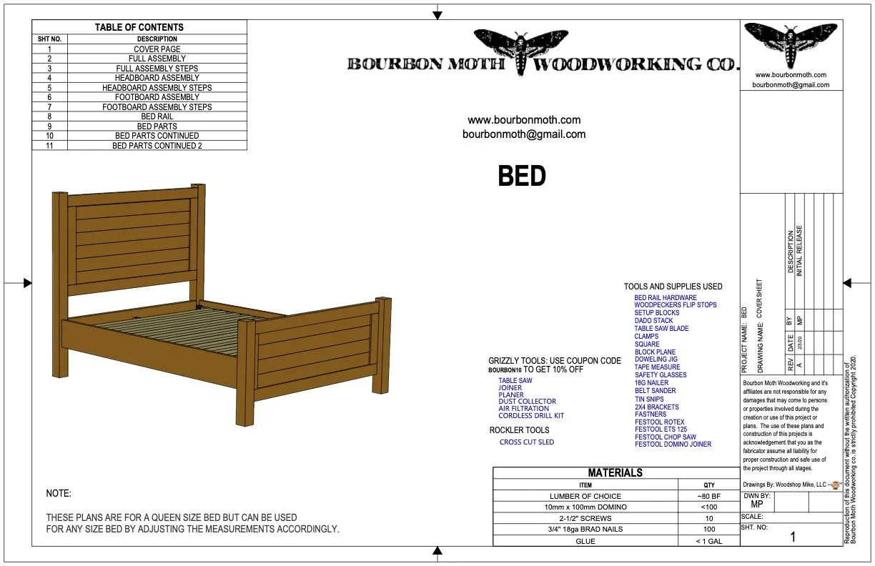 Reclaimed Queen Sized Bed Plans woodworking plan