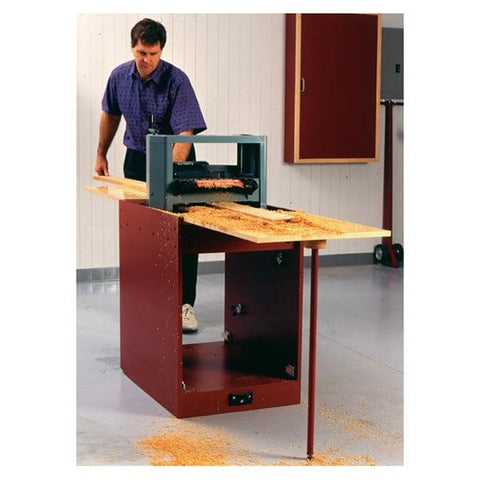 Woodworking Project Paper Plan to Build Portable Planer Thicknessing Center - Image 1