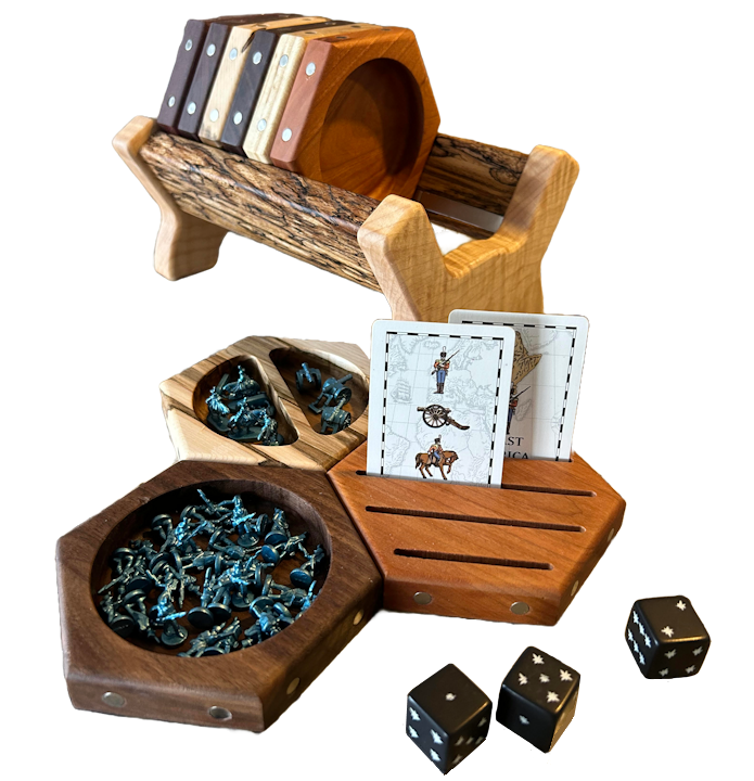 Fisher’s Hex Gaming Trays woodworking plan