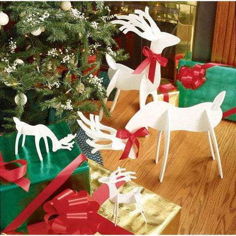 Woodworking Project Paper Plan to Build Medium & Tabletop Sized Reindeer - Image 1