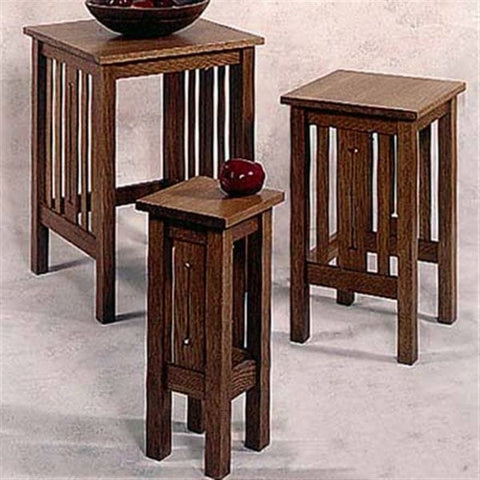 Woodworking Project Paper Plan to Build Arts and Crafts Nesting Tables woodworking plan
