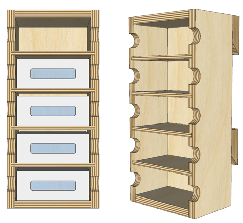 French Cleat Hardware Holder – Build Plans - Image 1
