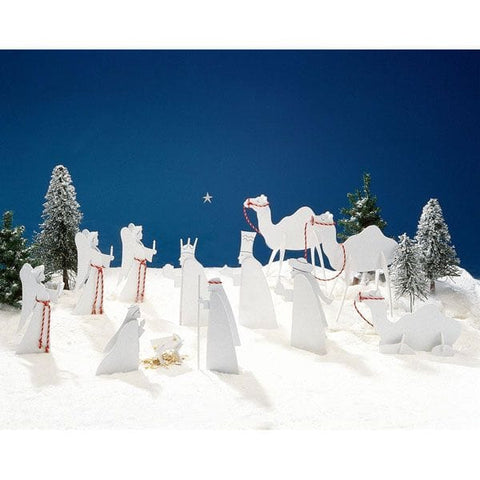 Woodworking Project Paper Plan to Build Tabletop Nativity Figures - Image 1