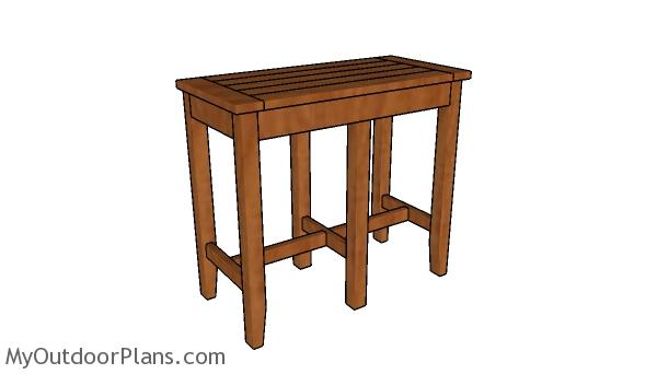BAR STOOL BENCH PLANS - Image 1