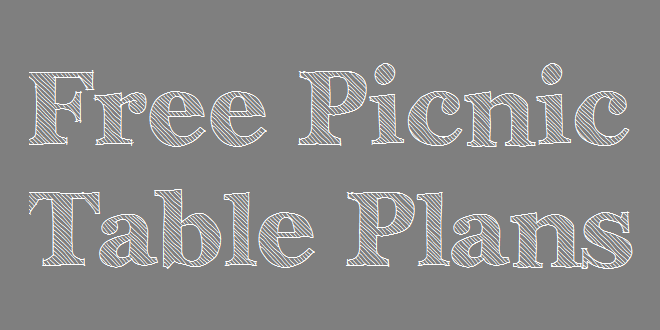 Free Picnic Table Plans | PDF Download - Image 1