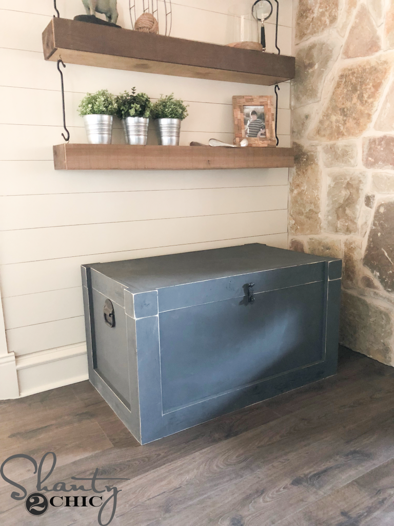 DIY Modern Farmhouse Trunk - Image 1