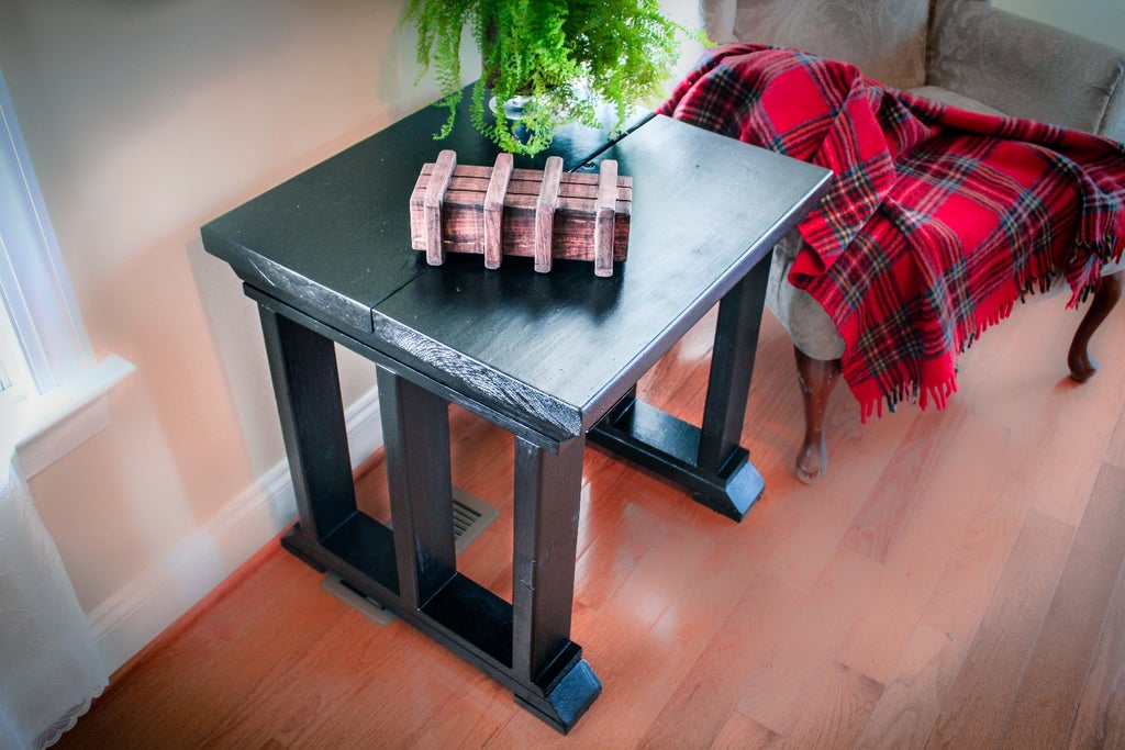 Rustic End Table woodworking plan
