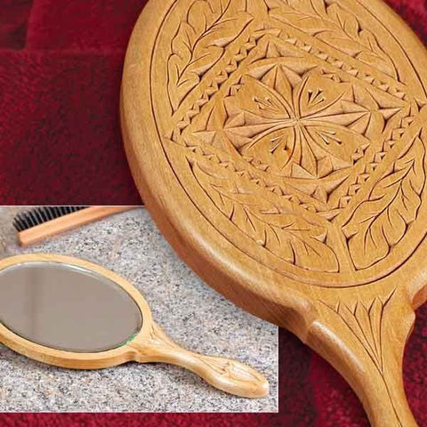 Chip Carved Hand Mirror – Downloadable Plan - Image 1