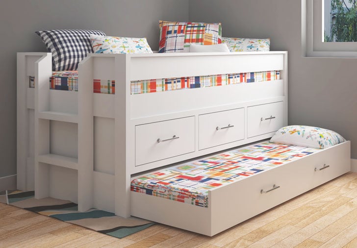 Captains Bed with Trundle Bed woodworking plan