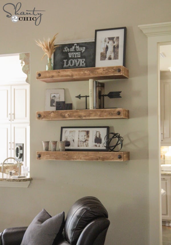 DIY Floating Shelves with Clavos - Image 1