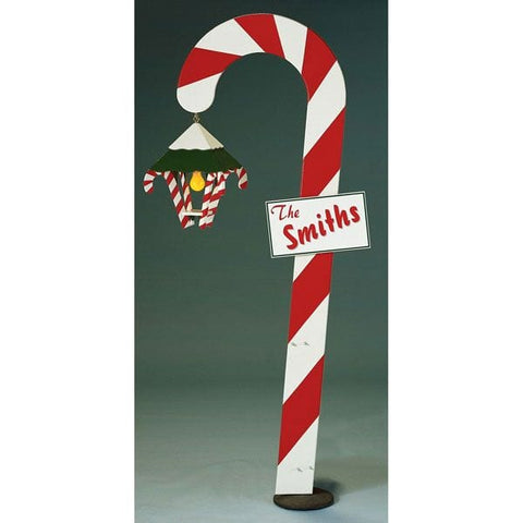 Woodworking Project Paper Plan to Build Candy Cane - Image 1