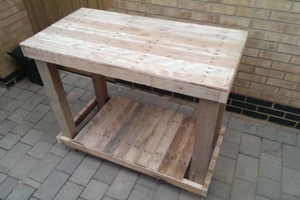 Pallet Workbench woodworking plan