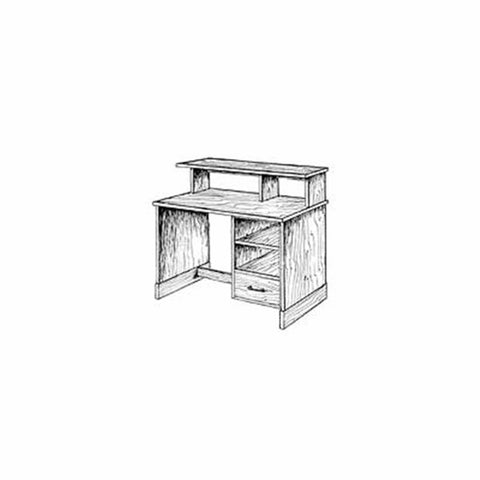 Woodworking Project Paper Plan to Build Computer / Office Desk woodworking plan