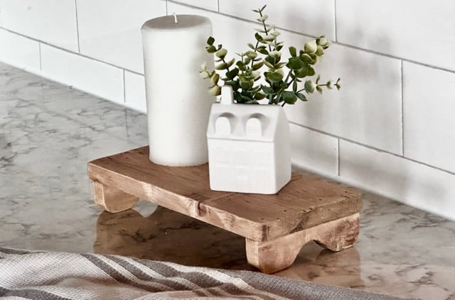 Vintage Wood Riser - Image 1