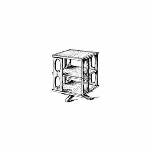 Woodworking Project Paper Plan to Build Revolving Book Case woodworking plan