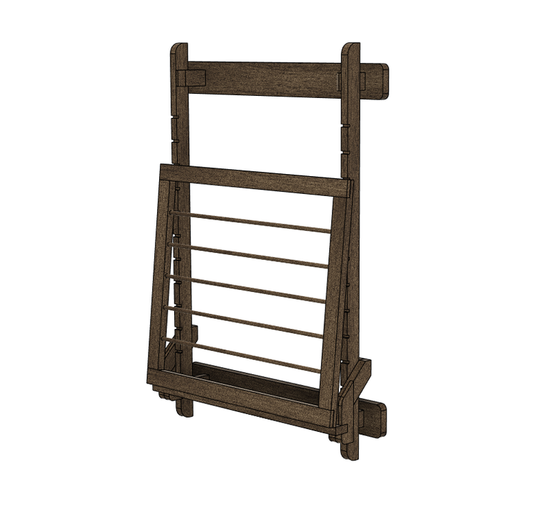 Fisher’s Adjustable Drying Rack woodworking plan