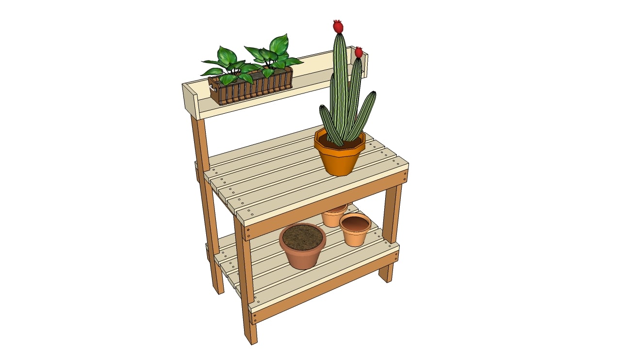 POTTING BENCH PLANS FREE woodworking plan
