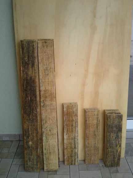 Reclaimed Pallet and Plywood All Purpose Table - Image 1