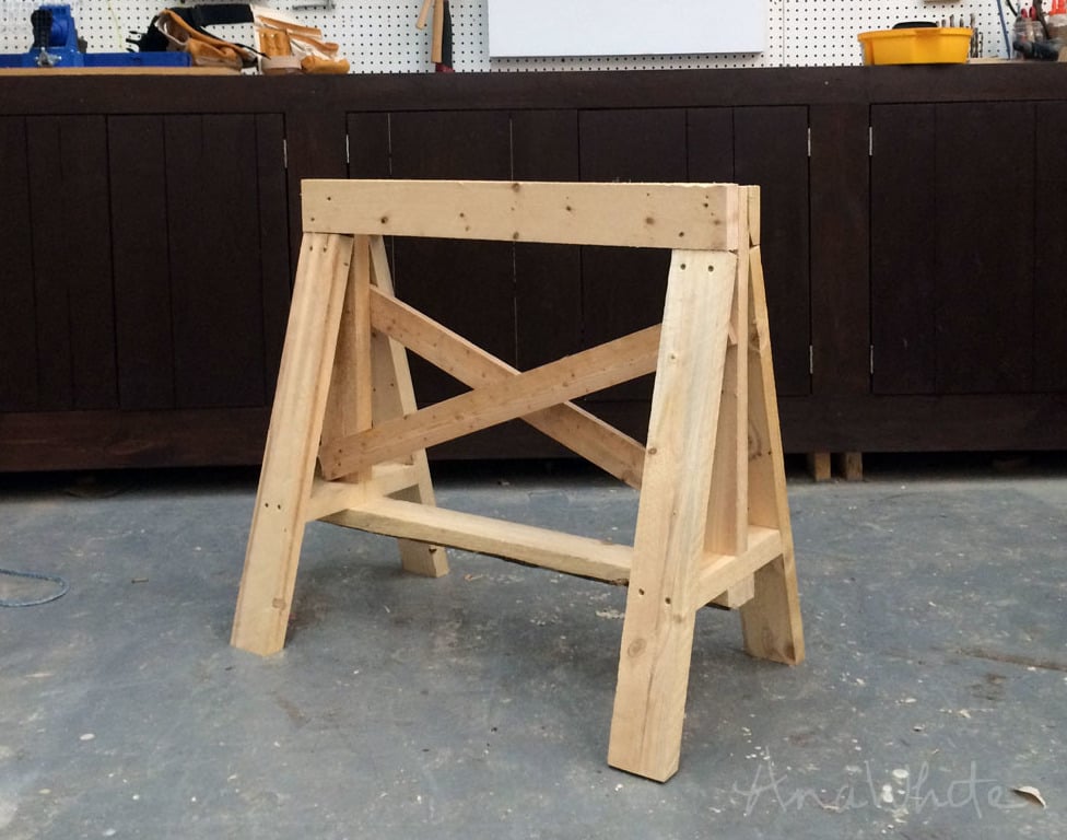 Easy Heavy Duty 2×4 Sawhorses - Image 1
