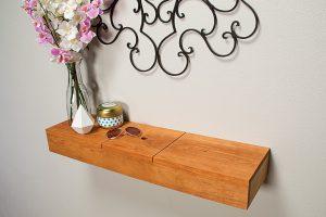 Floating Shelf with Hidden Storage woodworking plan