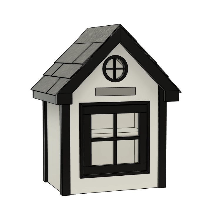 Fisher’s Little Free Library woodworking plan