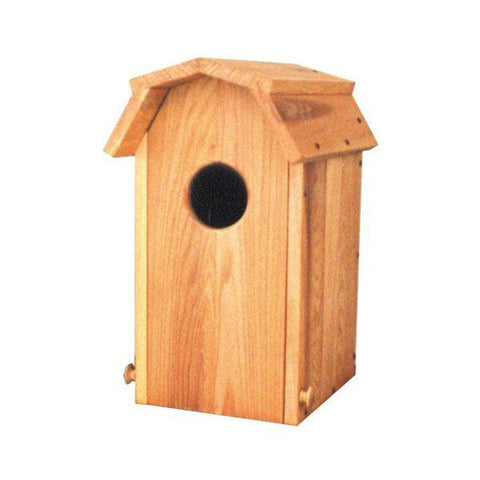 Woodworking Project Paper Plan to Build Wood Duck House with Hip Roof - Image 1