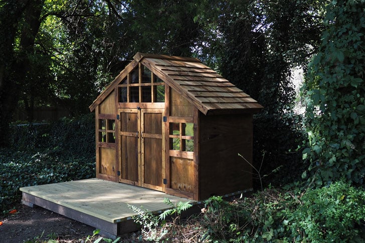 Craftsman Style Playhouse woodworking plan