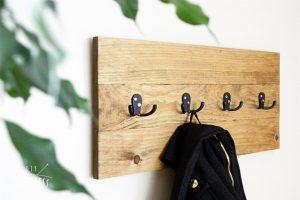 Easy Wooden Coat Rack woodworking plan