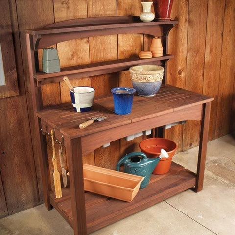 Full Service Potting Bench – Downloadable Plan - Image 1