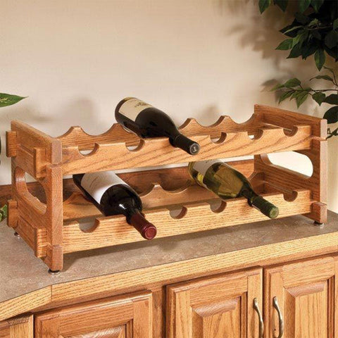 Woodworking Project Paper Plan to Build Stackable Wine Racks woodworking plan
