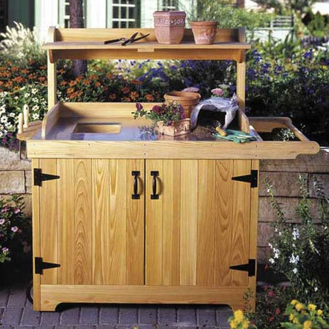 Woodworking Project Paper Plan to Build Potting Bench woodworking plan