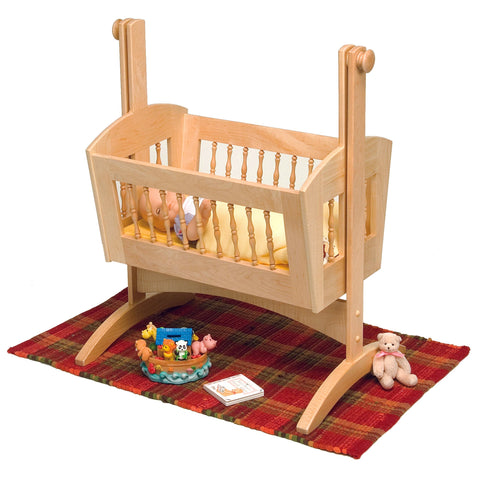 Woodworking Project Paper Plan to Build Pendulum Doll Cradle woodworking plan