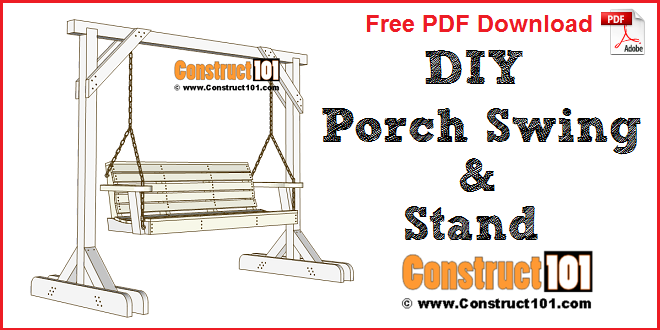 Porch Swing Stand Plans – Free PDF Download - Image 1