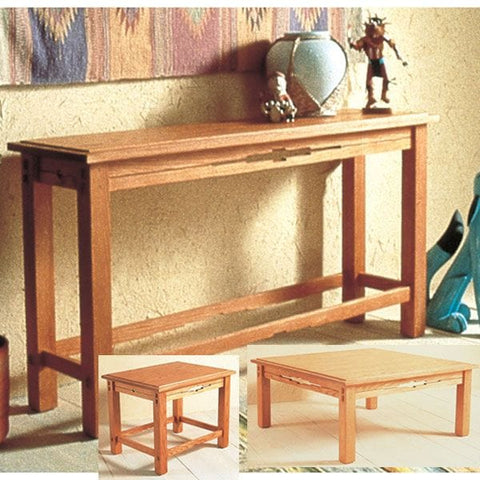 Woodworking Project Paper Plan to Build Southwest Trio of Tables - Image 1