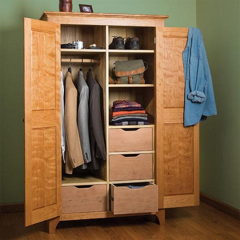 Traditional Cherry Wardrobe – Paper Plan - Image 1