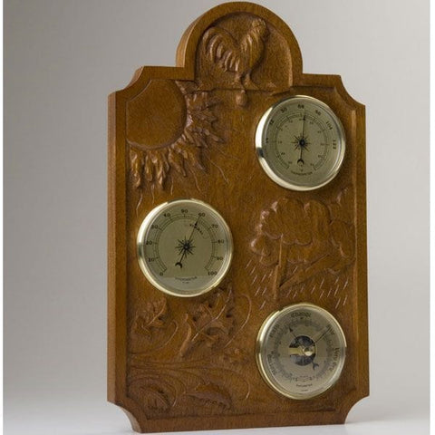 Carved Weather Station woodworking plan