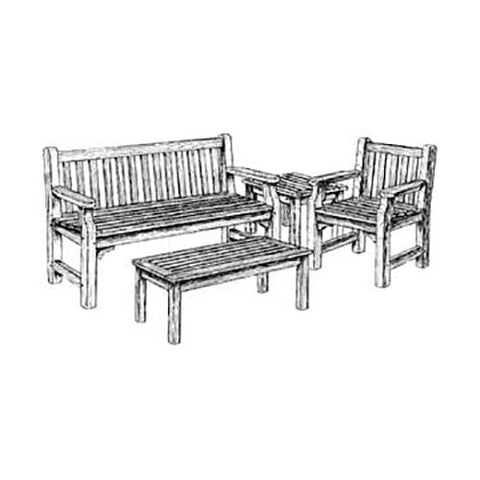 English Garden Furniture Woodworking Plan - Image 1