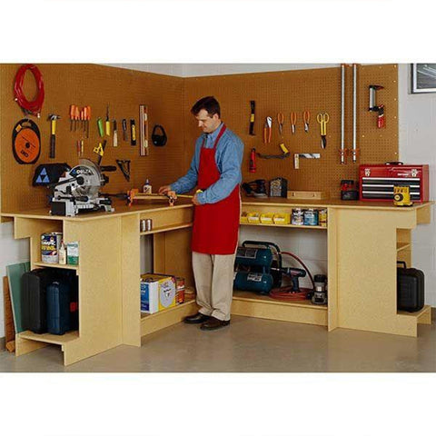 Downloadable Woodworking Project Plan to Build One-Day Workbench - Image 1