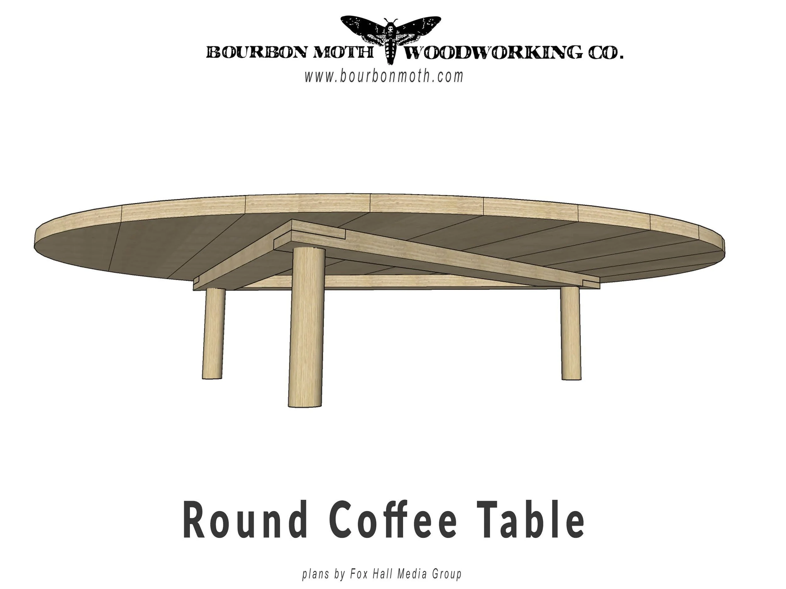 Simple Round Coffee Table Plans woodworking plan