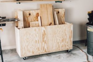 Scrap Wood Storage Cart - Image 1